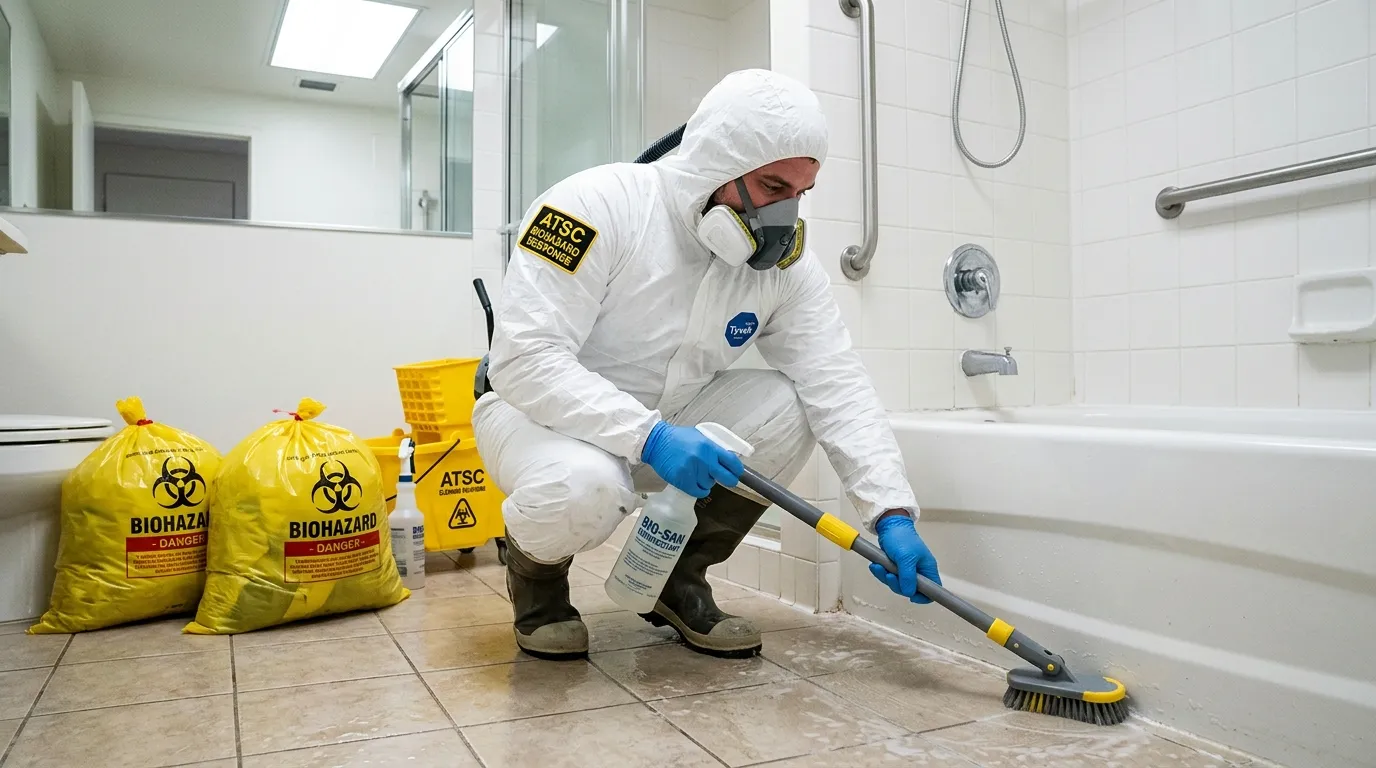 Decontamination equipment deployed for Blood Cleanup in Harrodsburg